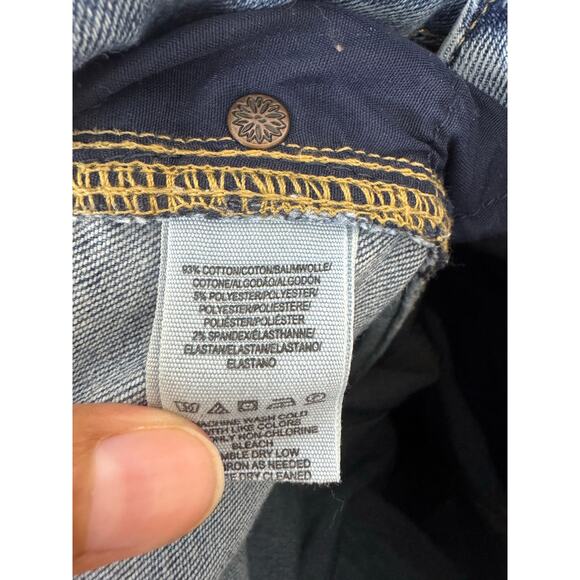 We The Free High Rise Raw Hem Skinny Jeans Size 25 - Picture 5 of 6